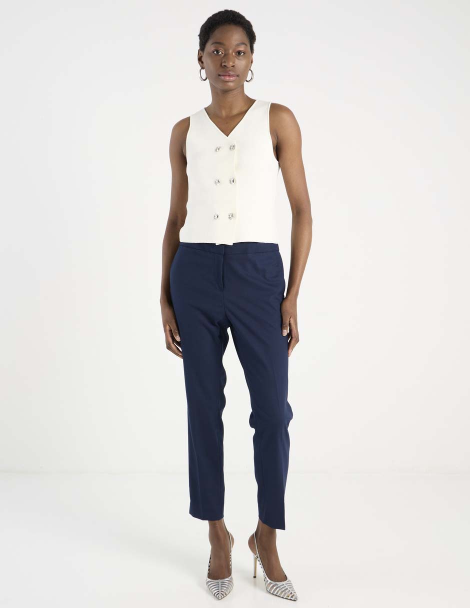 Pantalón chino slim para mujer 5
