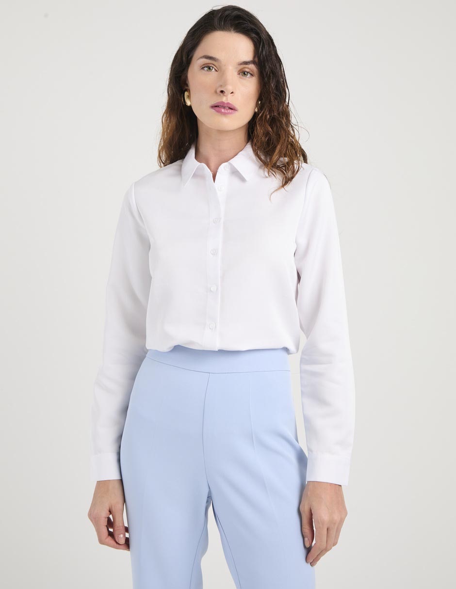 Blusa Contempo manga larga para mujer