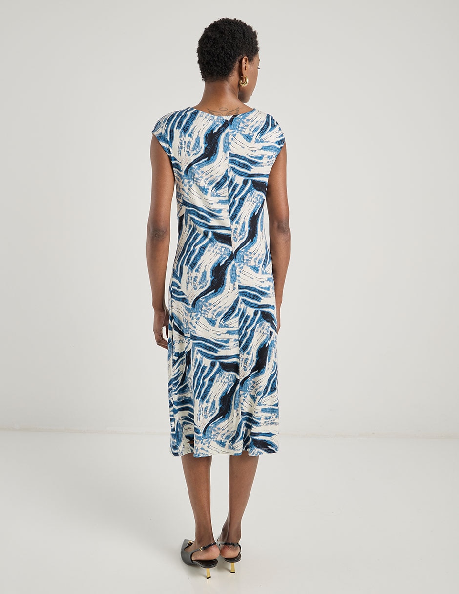 Vestido midi formal para mujer