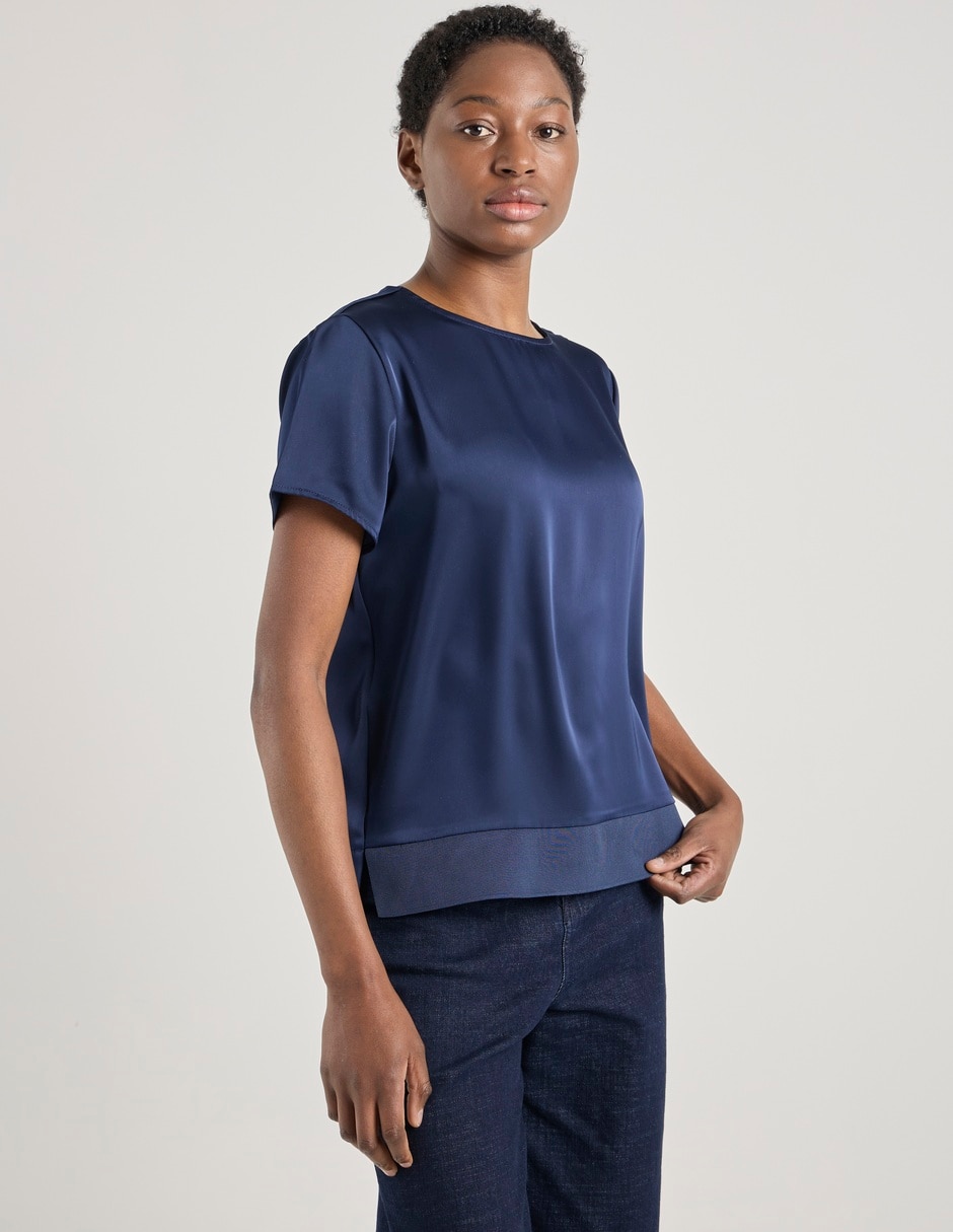 Blusa manga corta para mujer 1