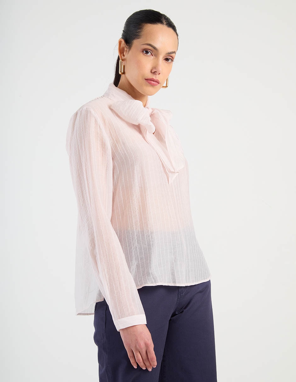 Blusa manga larga para mujer 7