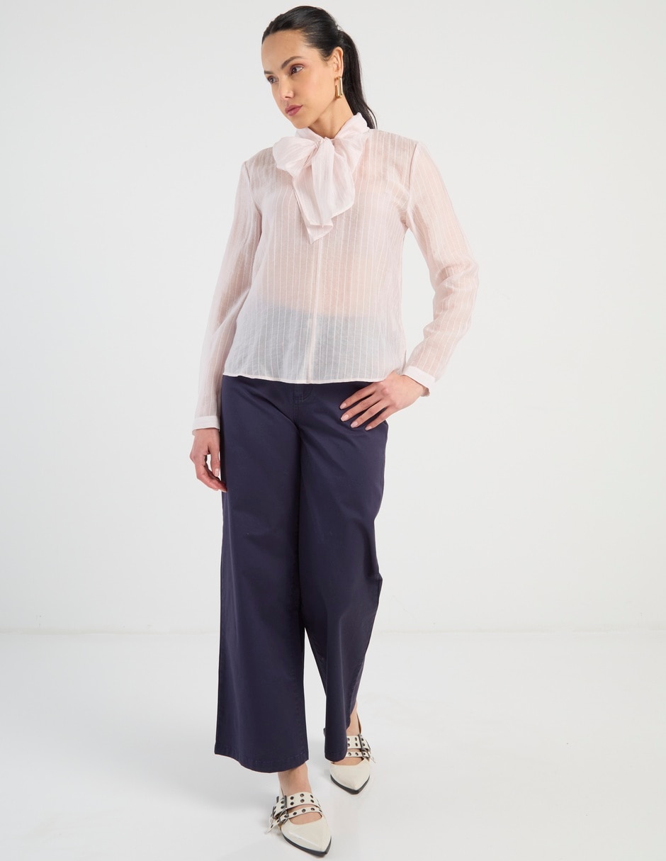 Blusa manga larga para mujer 8
