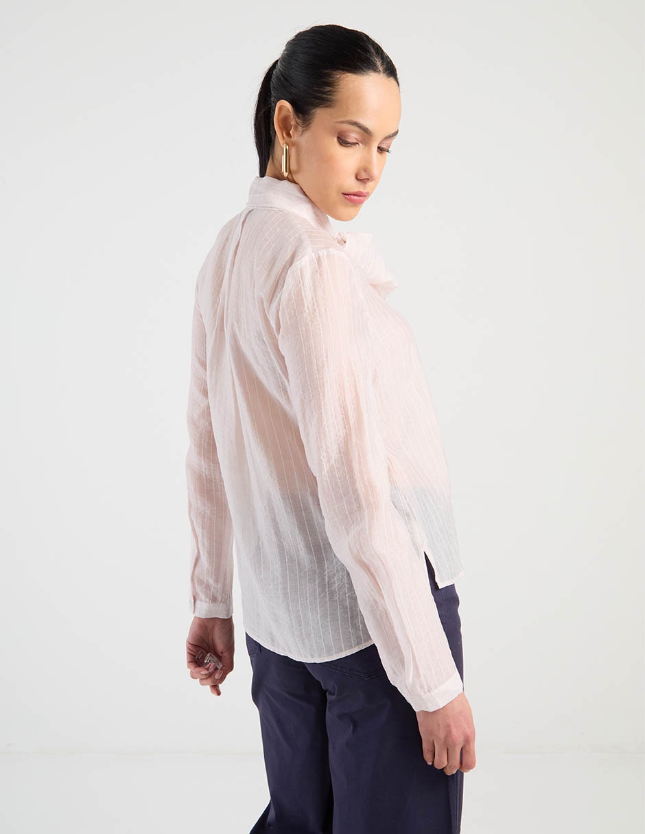 Blusa manga larga para mujer 11