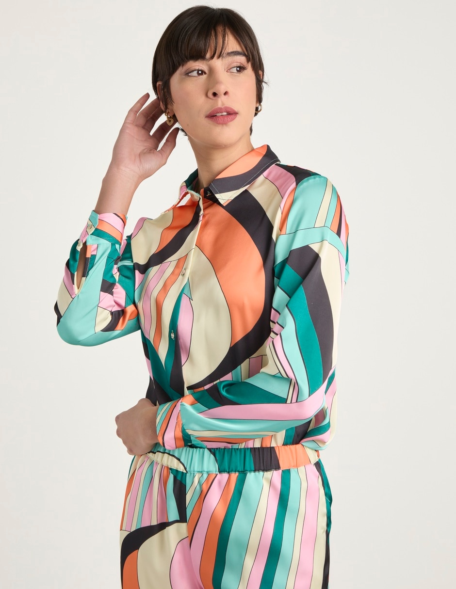 Blusa manga larga para mujer 1