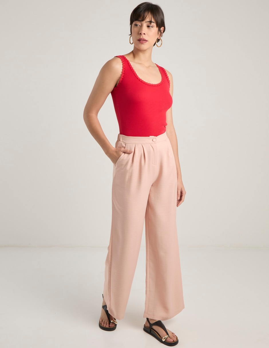 Pantalón palazzo para mujer 4