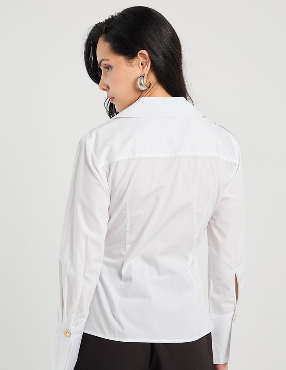 Blusa manga larga para mujer 11