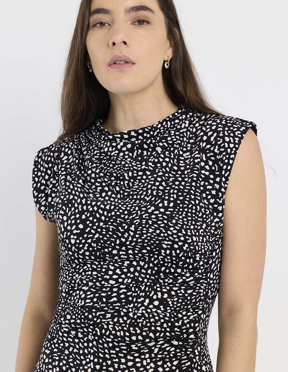 Vestido crop formal para mujer