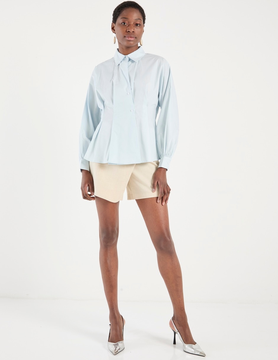 Blusa manga larga para mujer 7
