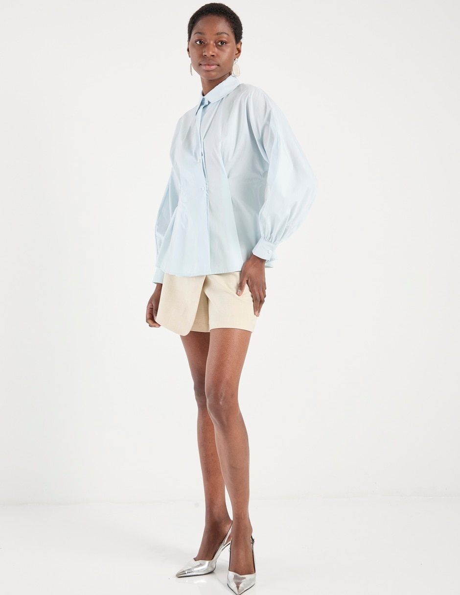 Blusa manga larga para mujer 8