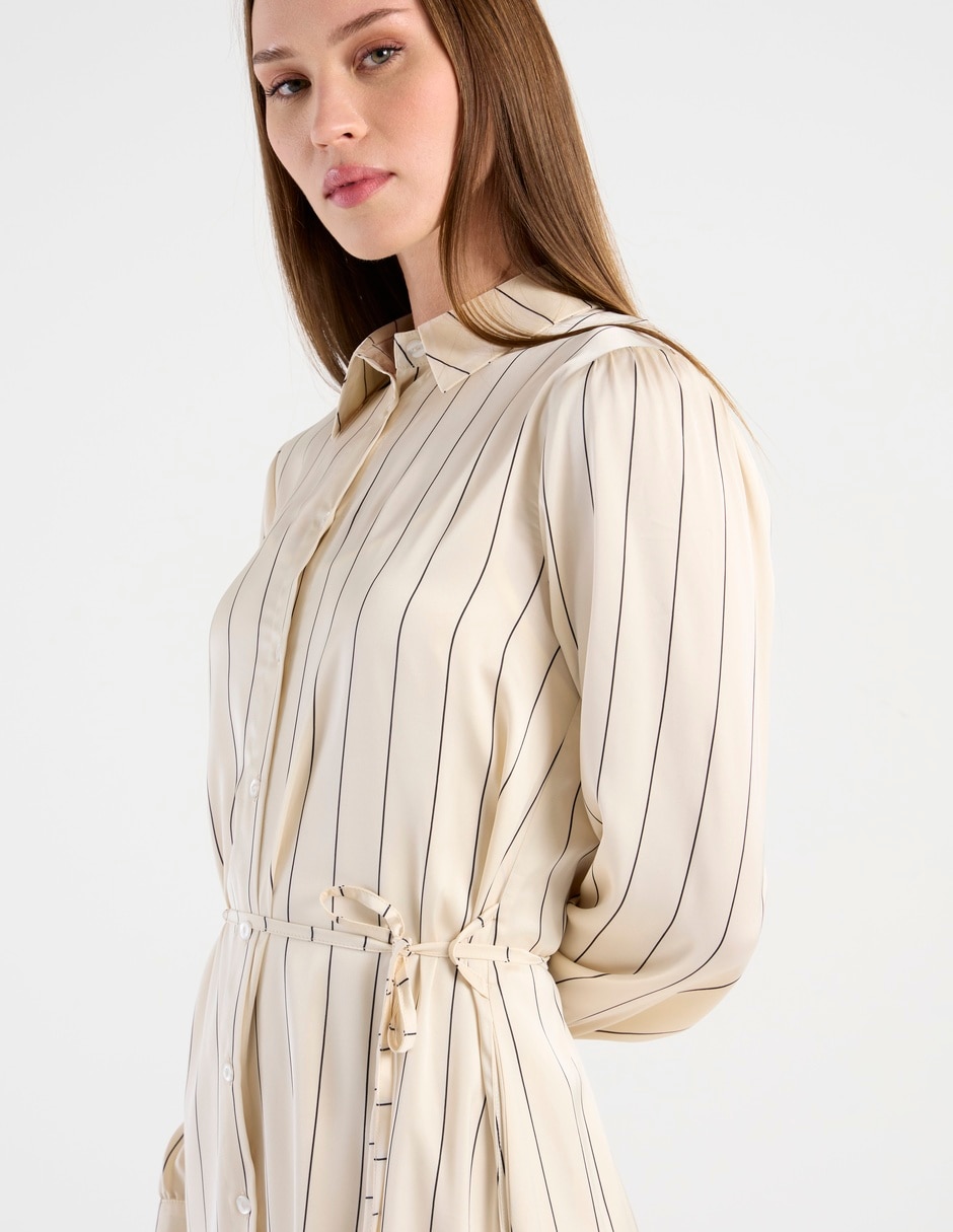 Vestido midi casual Contempo para mujer