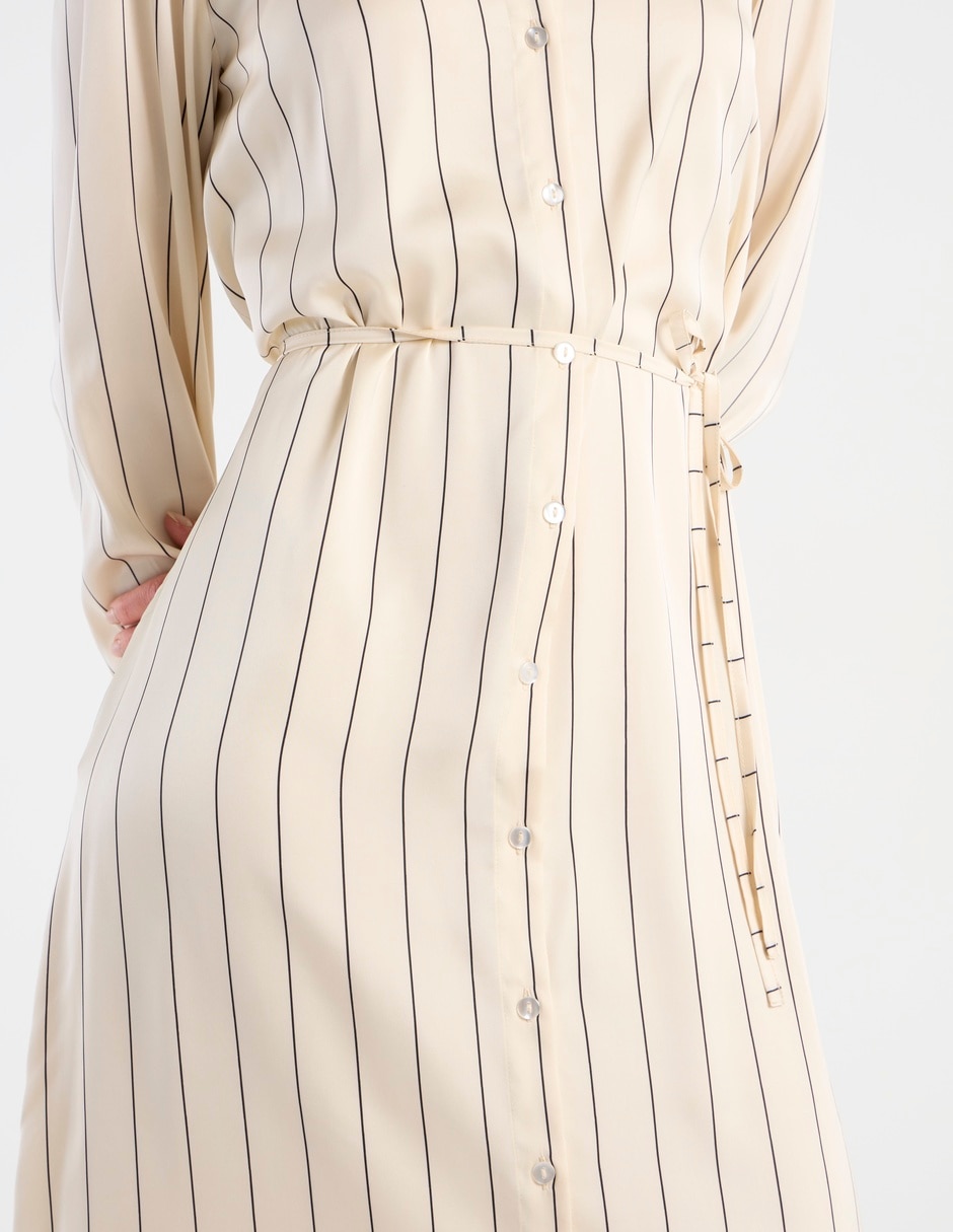 Vestido midi casual Contempo para mujer