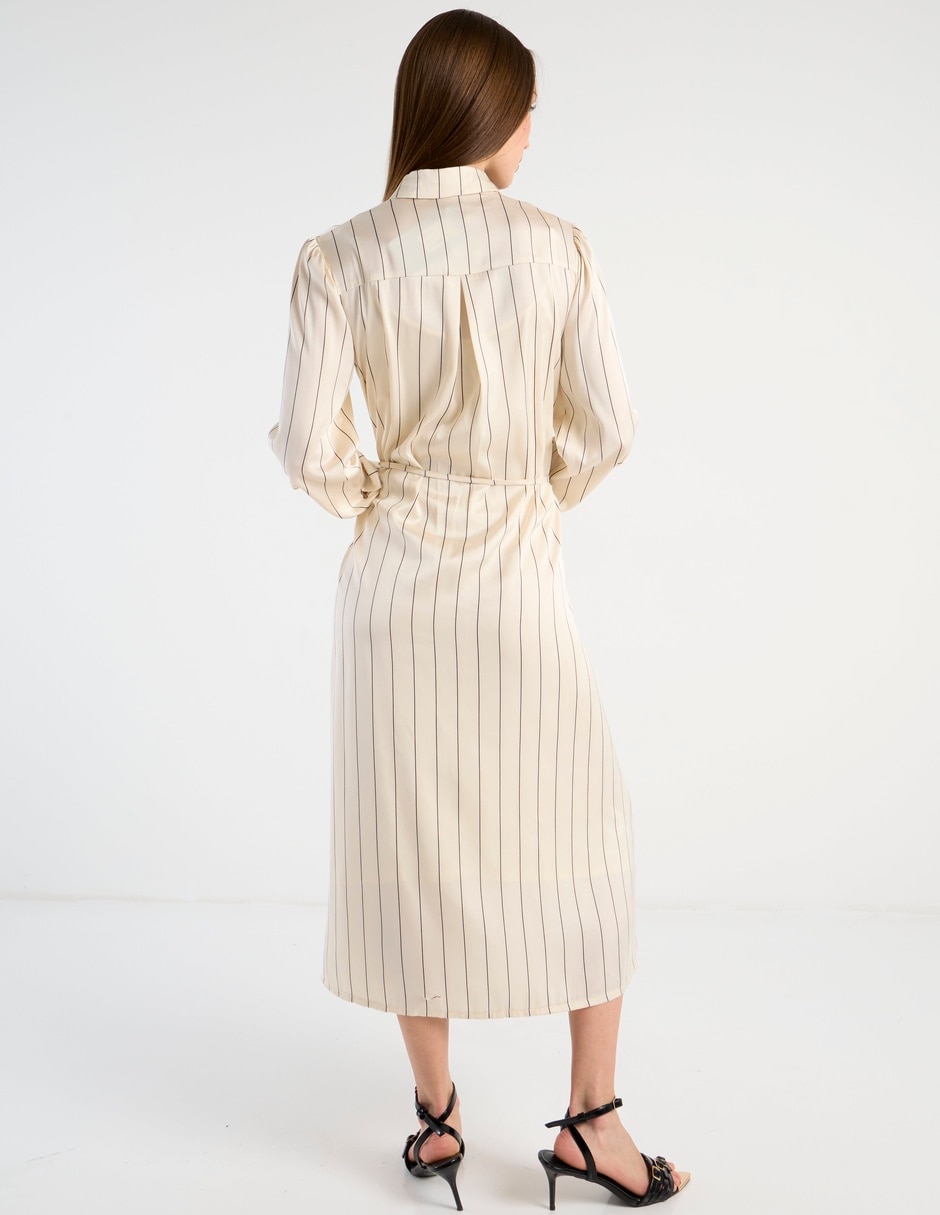 Vestido midi casual Contempo para mujer
