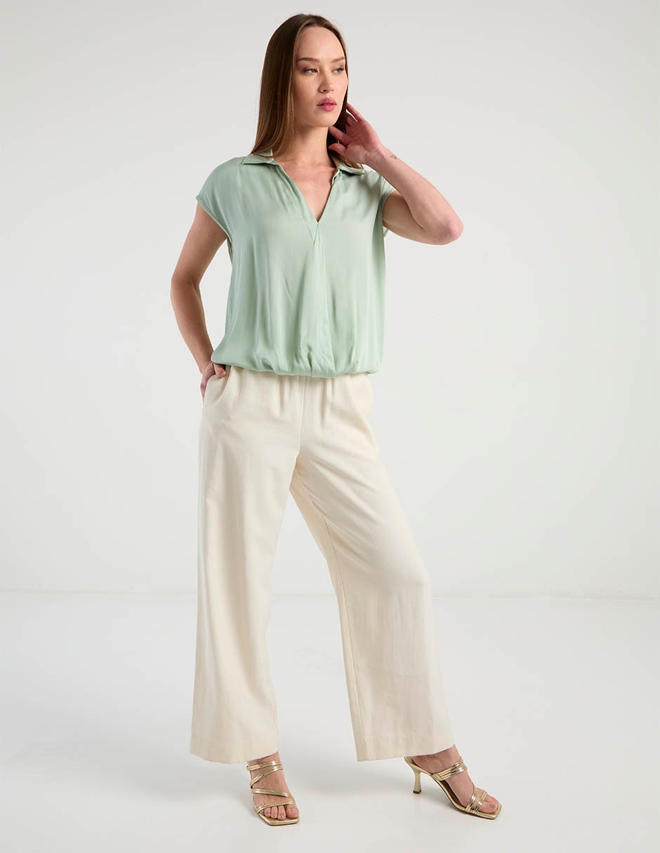 Blusa Contempo manga corta para mujer 6