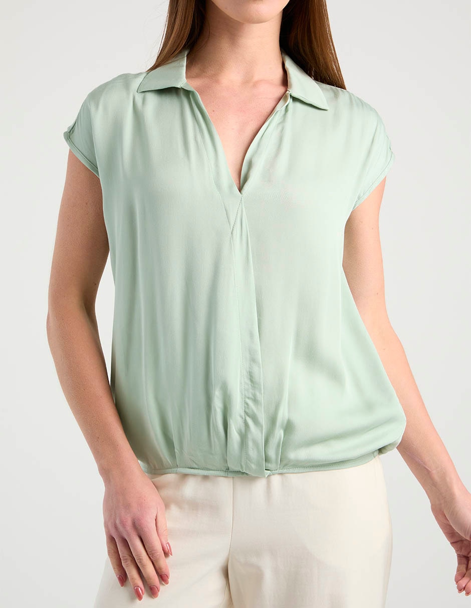 Blusa Contempo manga corta para mujer 9