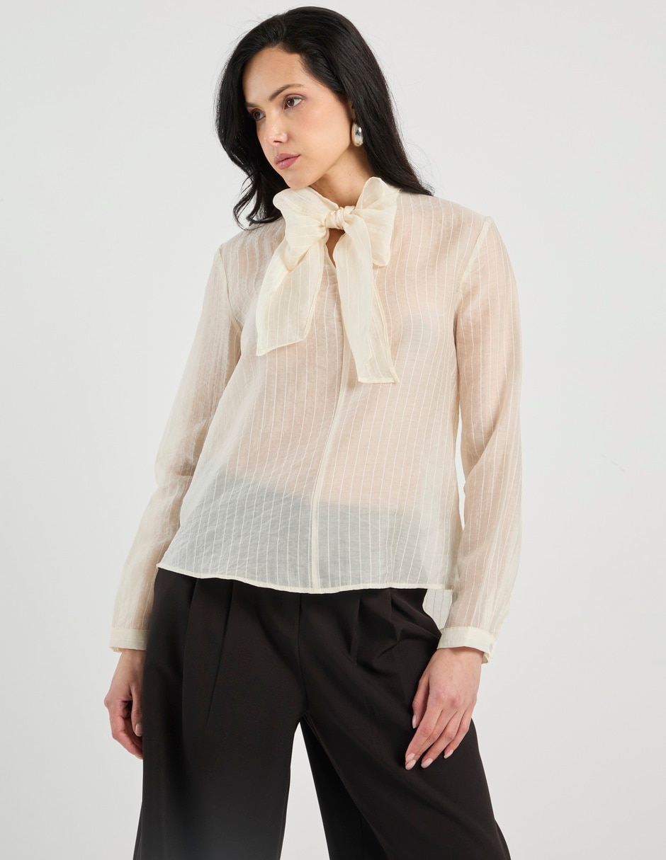 Blusa manga larga para mujer 8
