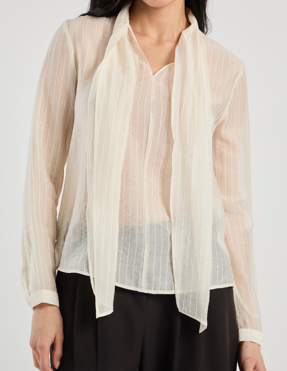 Blusa manga larga para mujer 13