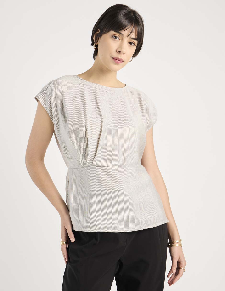 Blusa manga corta para mujer 1