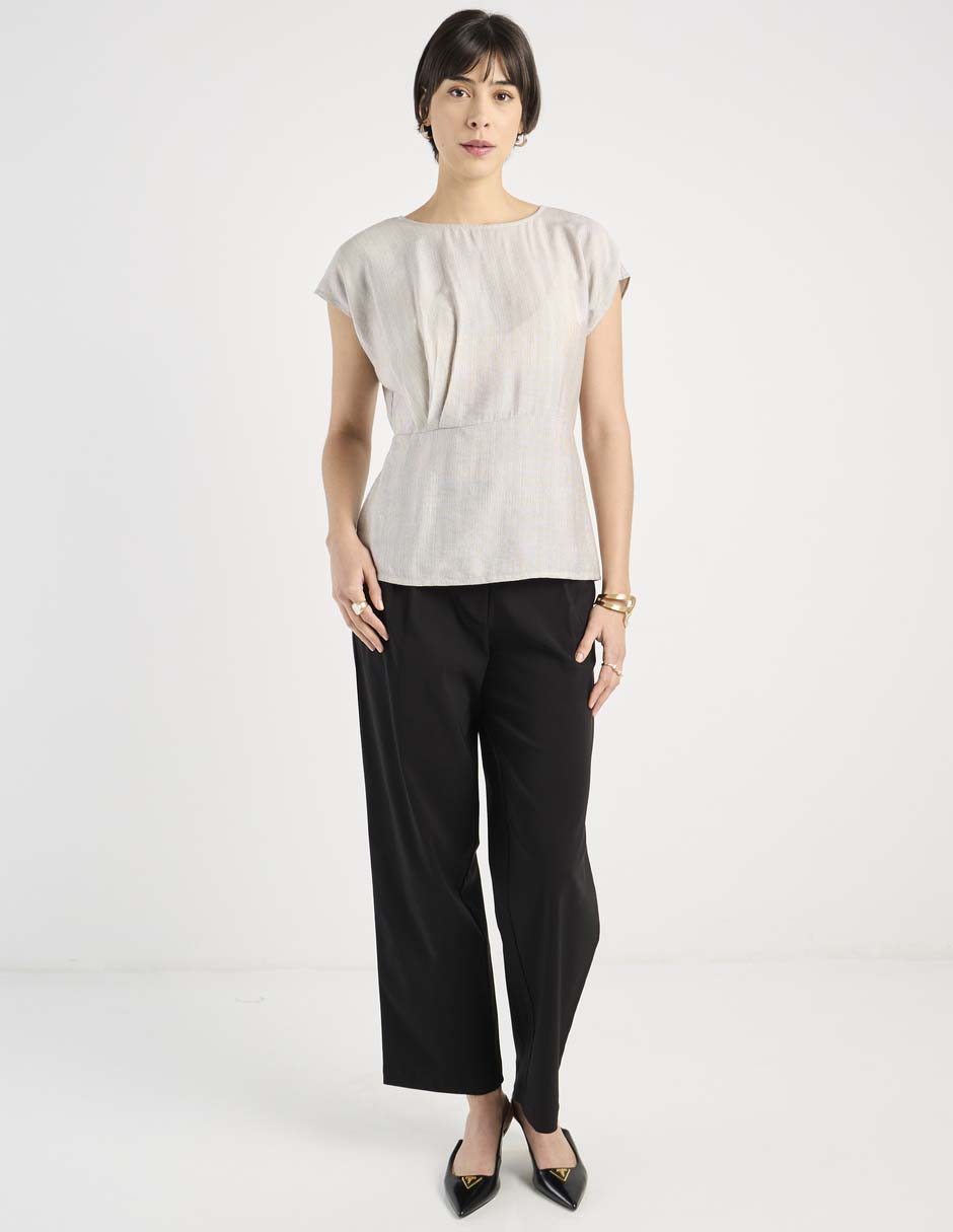 Blusa manga corta para mujer 6