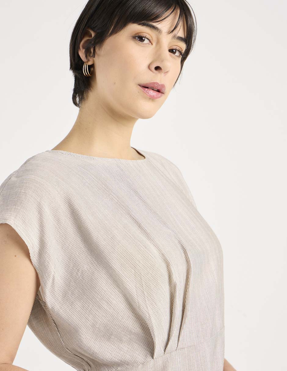 Blusa manga corta para mujer 8
