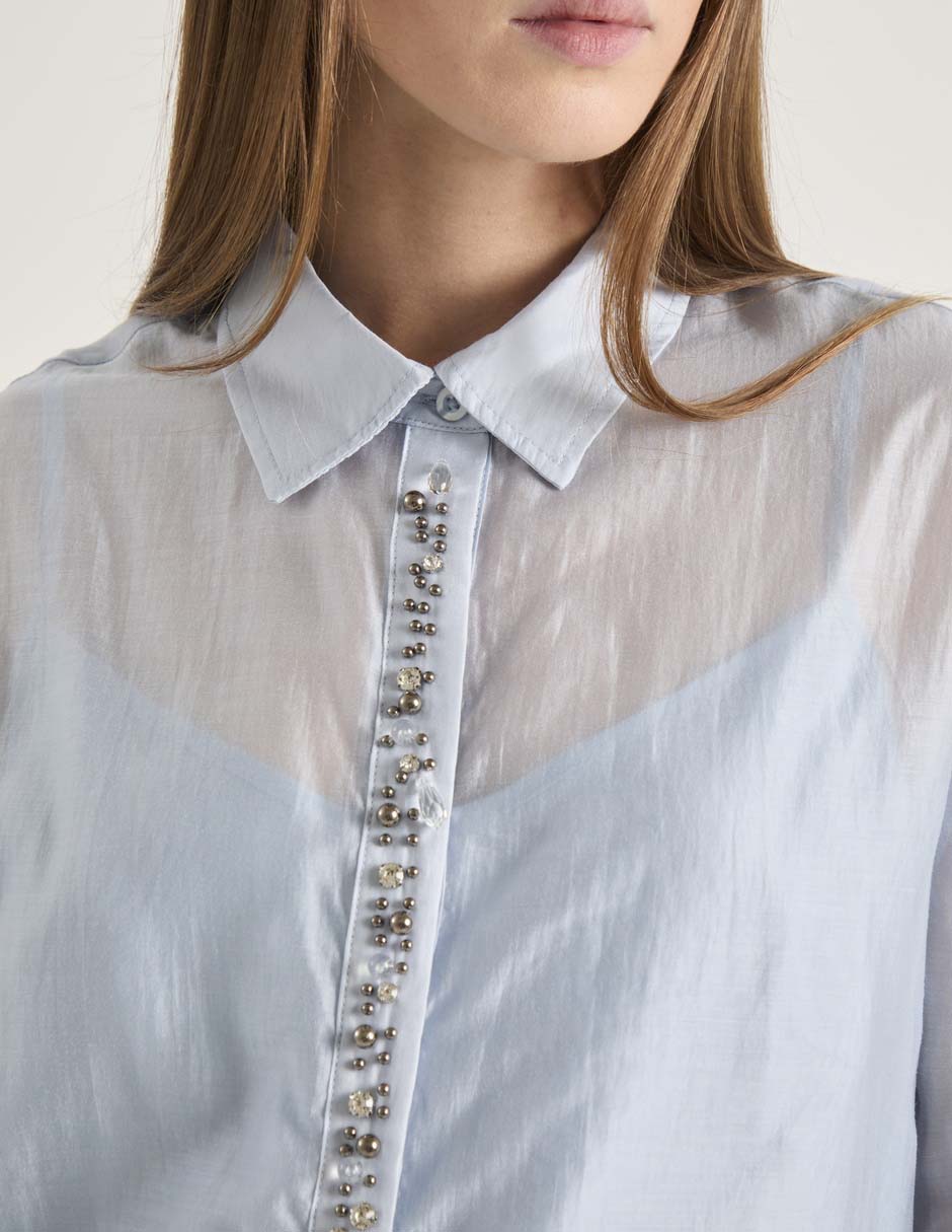 Blusa manga larga para mujer 8