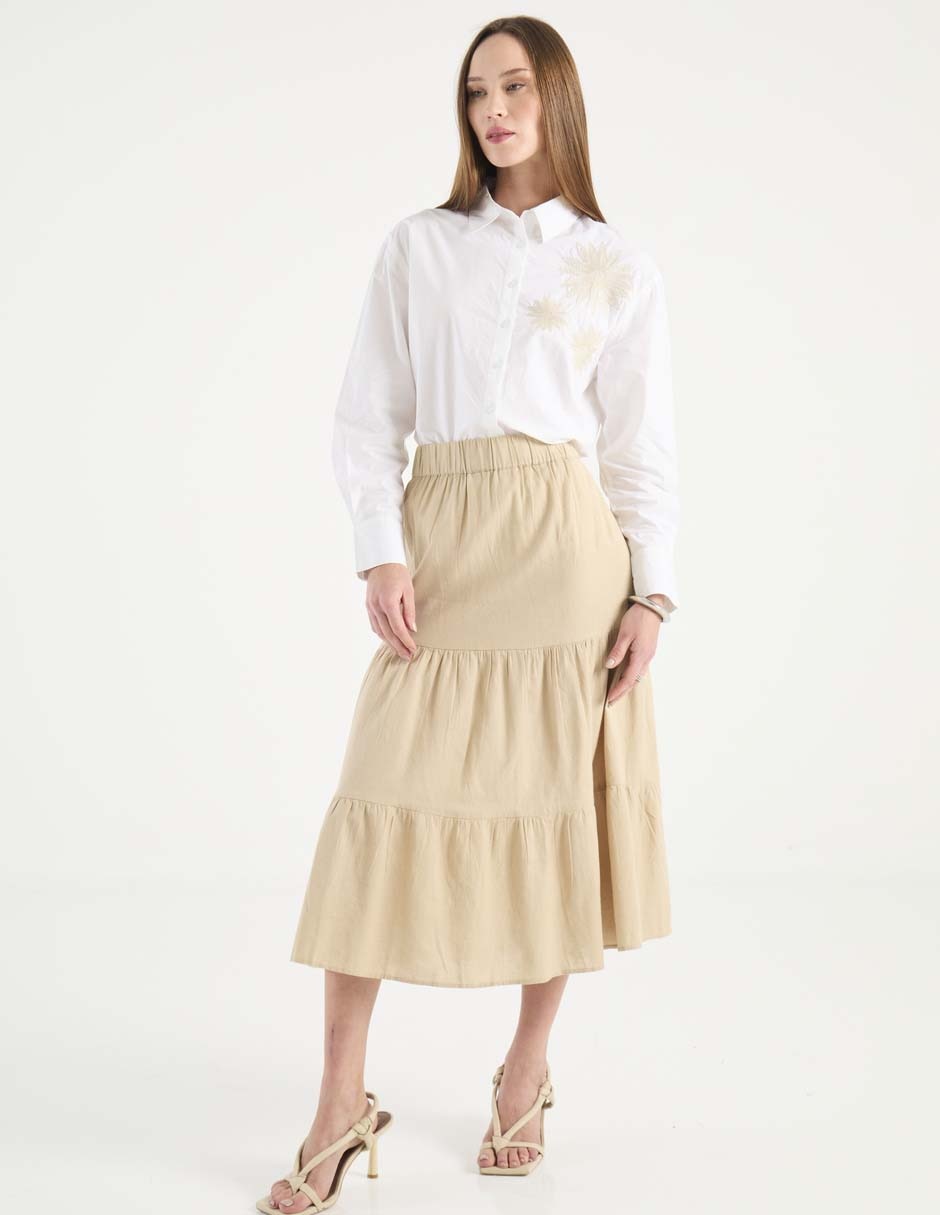 Blusa manga larga para mujer 7