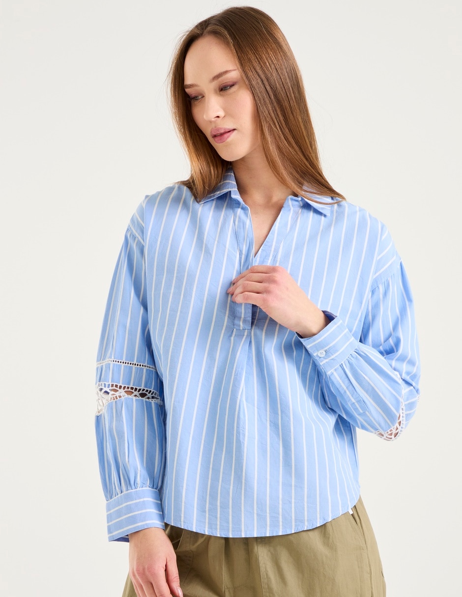 Blusa manga larga para mujer 1