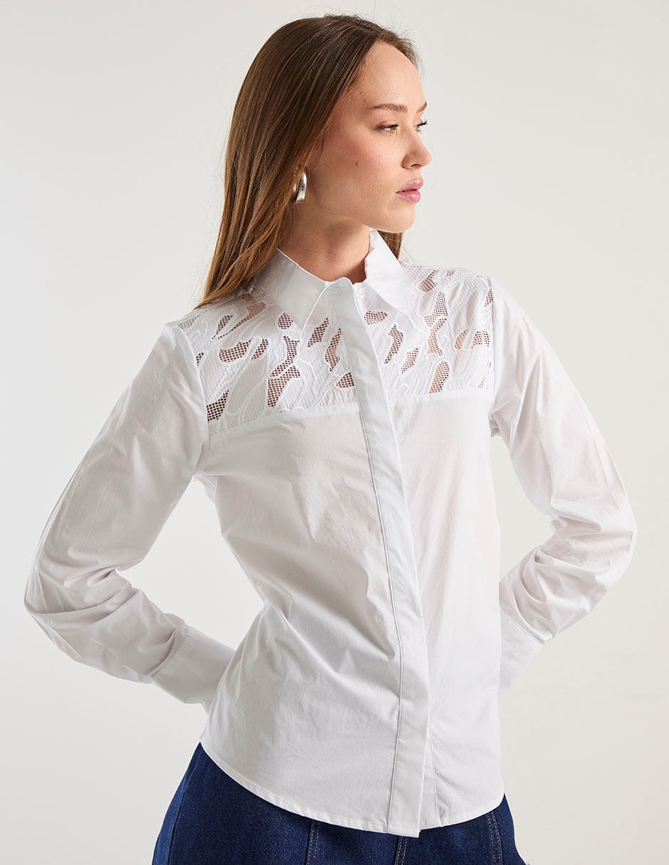 Blusa manga larga para mujer 1