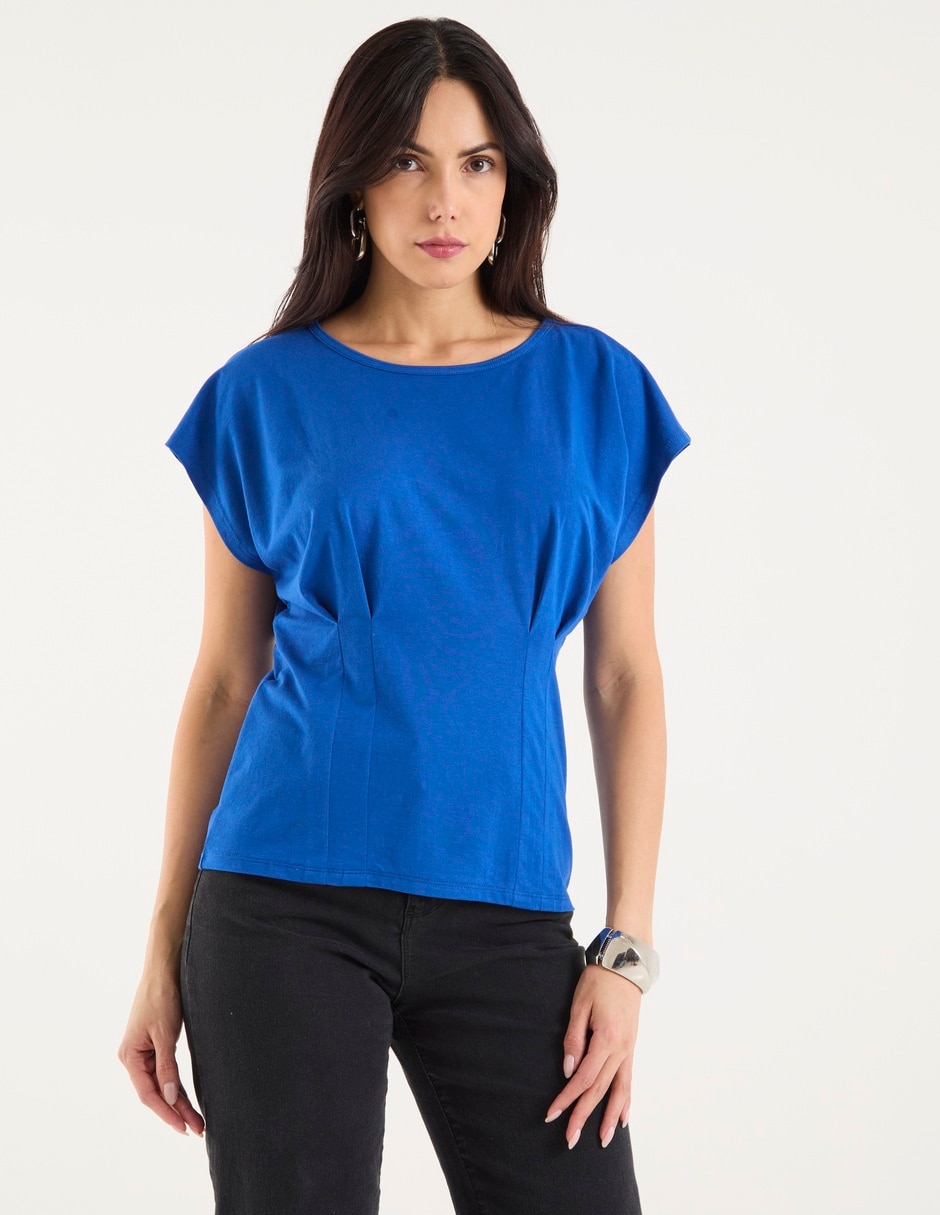 Blusa Contempo manga corta para mujer