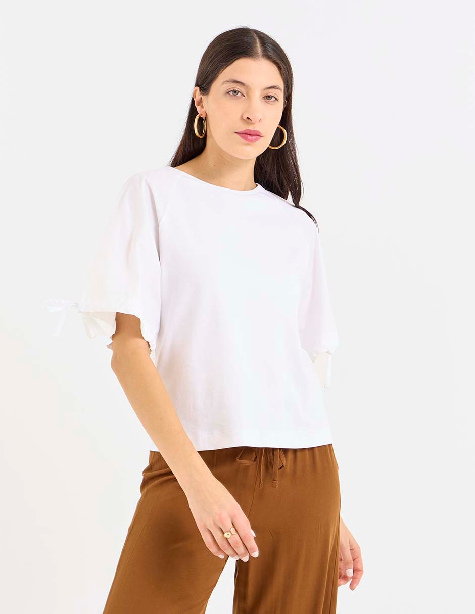Blusa Contempo manga corta para mujer