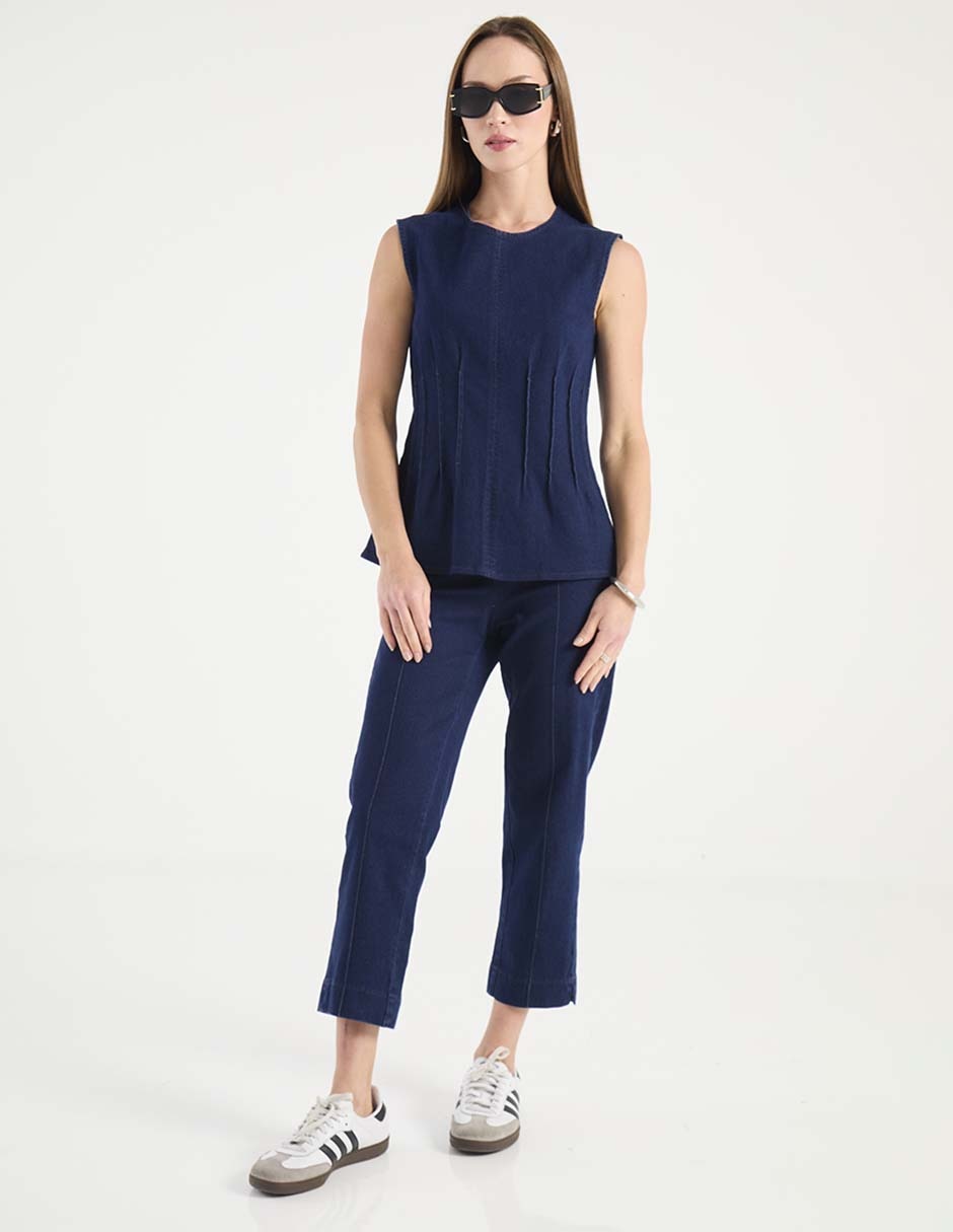 Pantalón relaxed regular para mujer