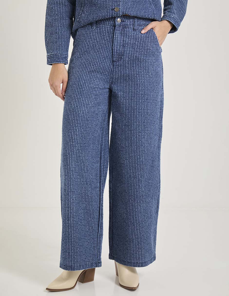 Pantalón relaxed amplio para mujer