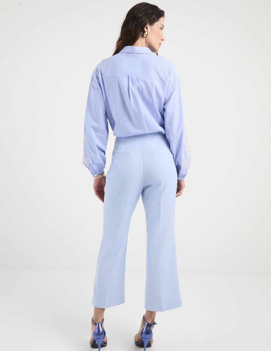 Pantalón de vestir flare para mujer 4