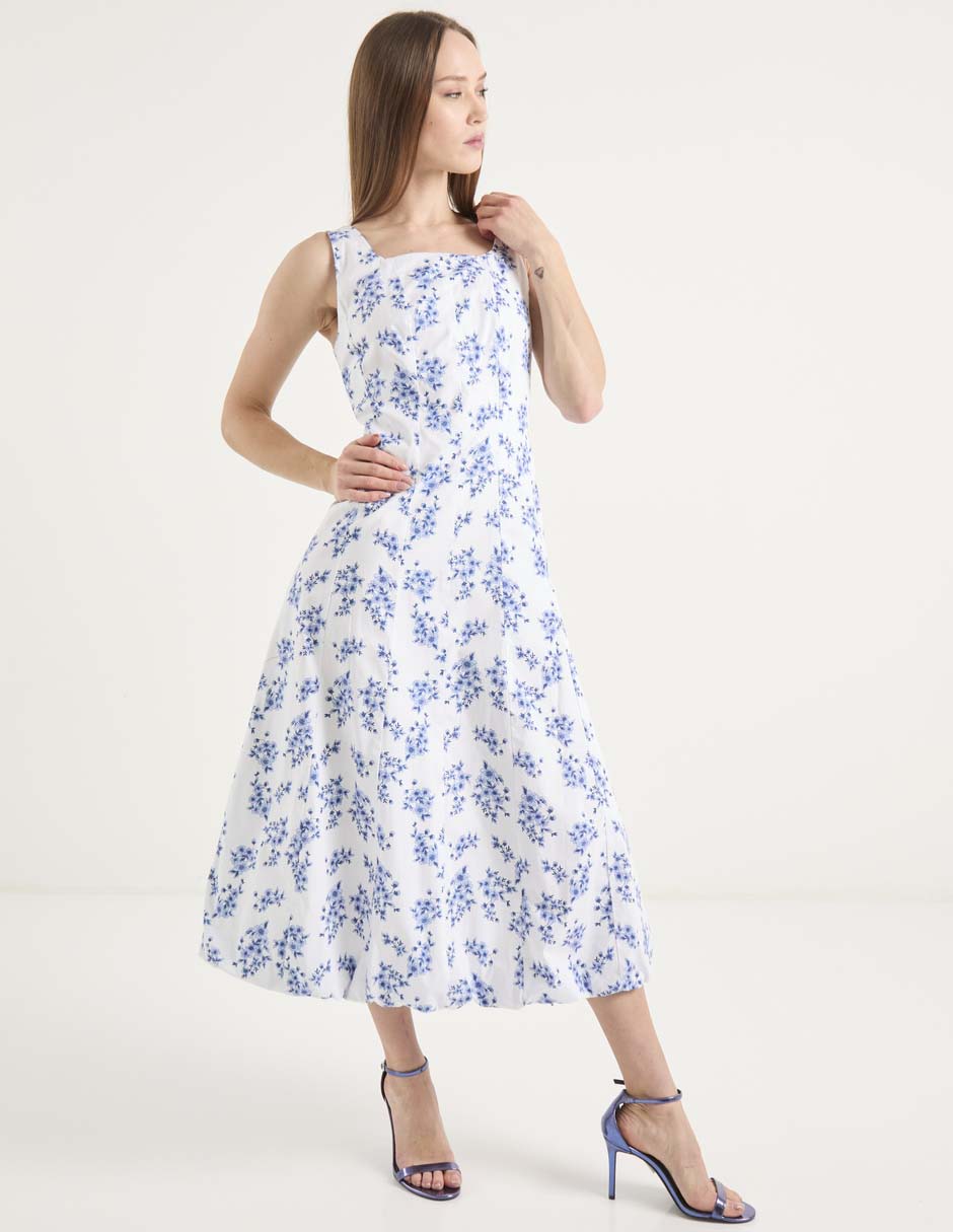Vestido midi casual para mujer