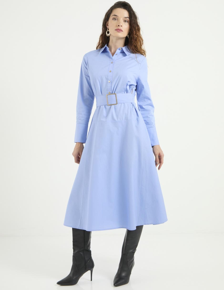 Vestido midi casaual para mujer