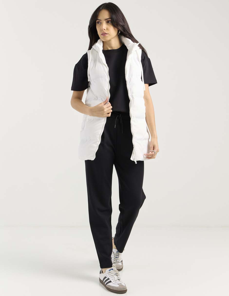 Playera manga corta Contempo cuello redondo para mujer