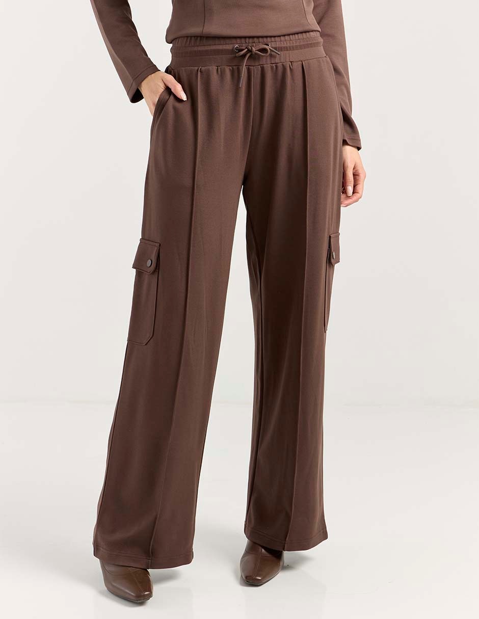 Pantalón cargo amplio para mujer