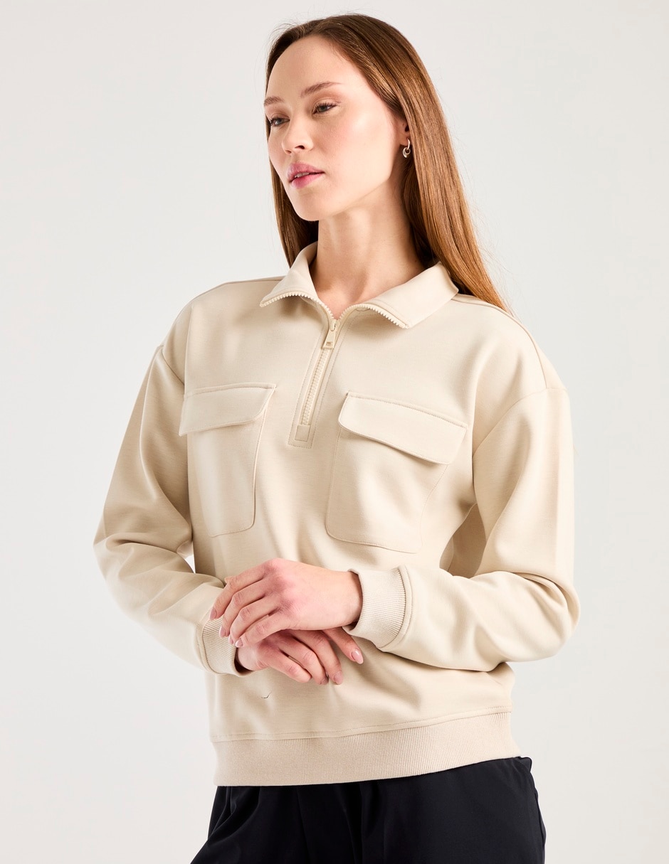 Sudadera con bolsillos para mujer Sudadera con bolsillos para mujer