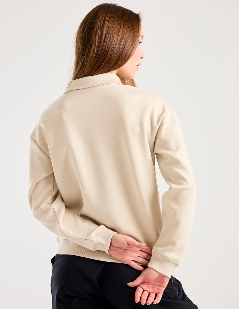 Sudadera con bolsillos Contempo para mujer