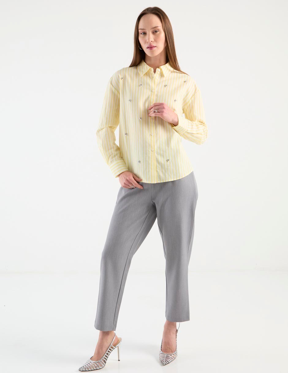 Blusa manga larga para mujer 6