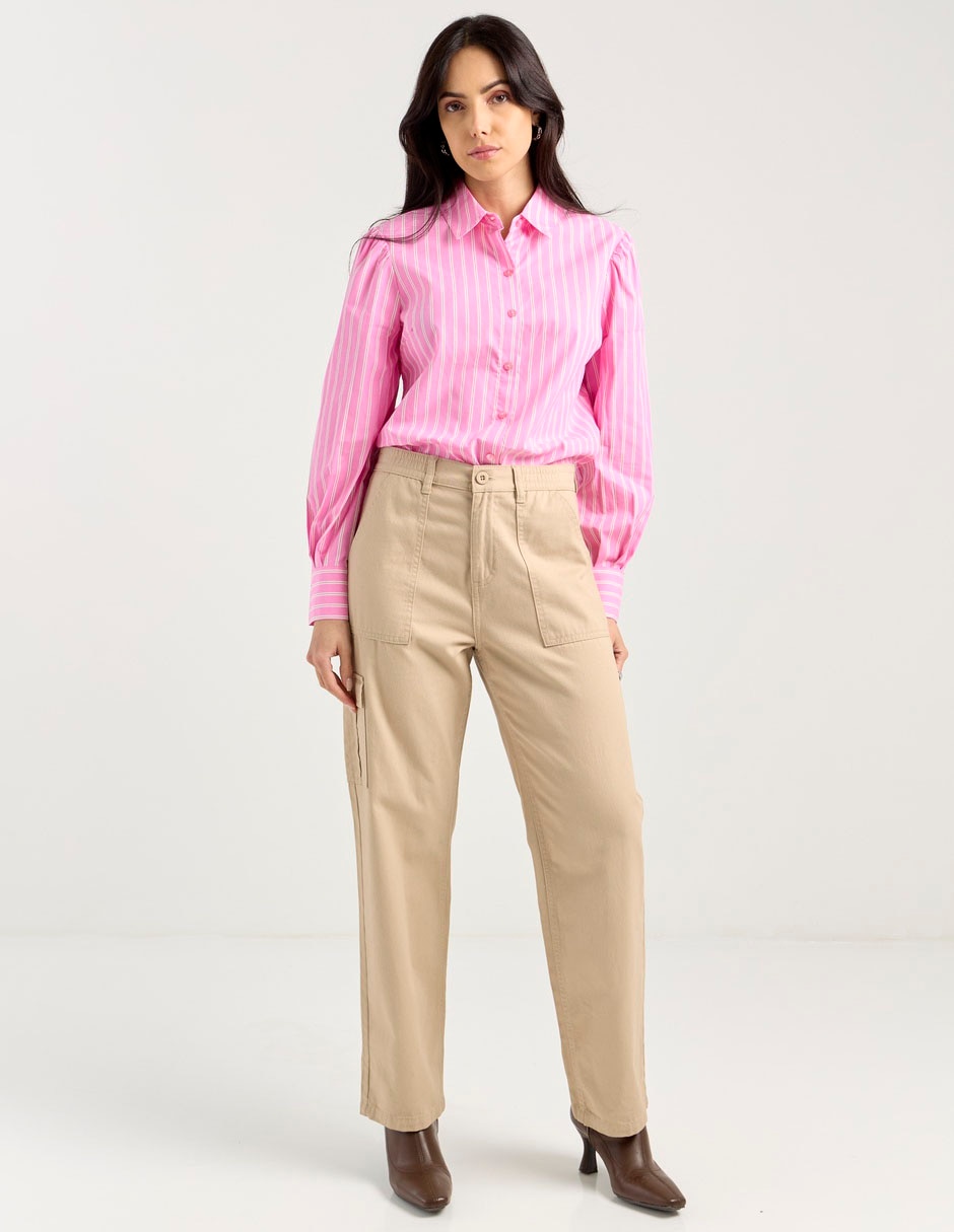 Blusa manga larga para mujer 7