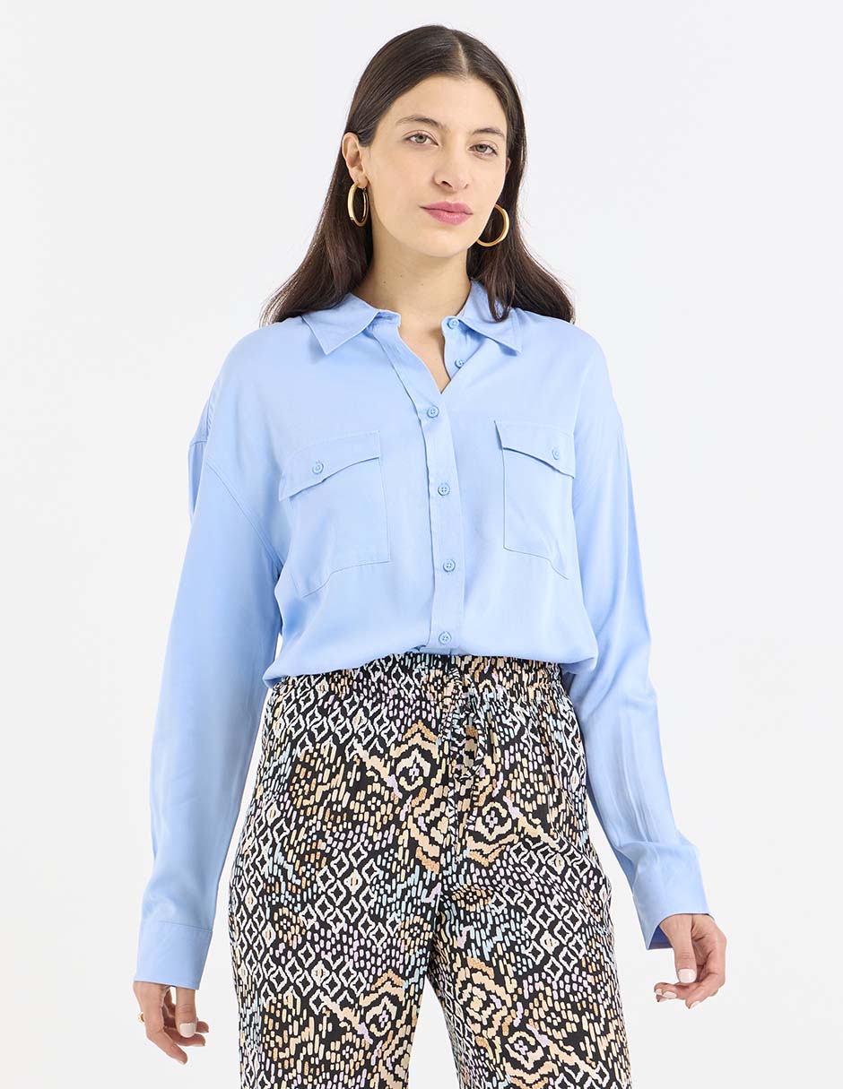Blusa manga larga para mujer 1