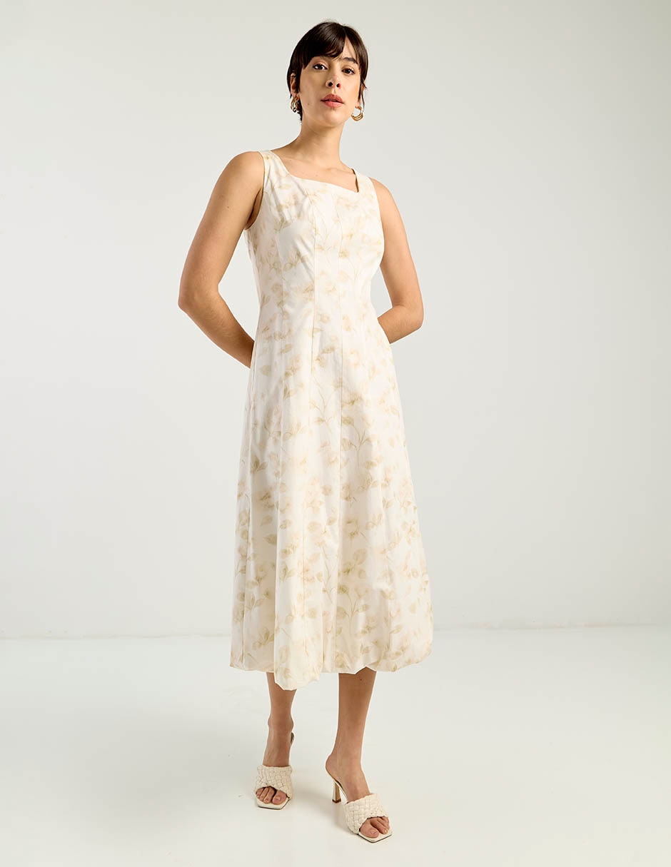 Vestido midi casual para mujer