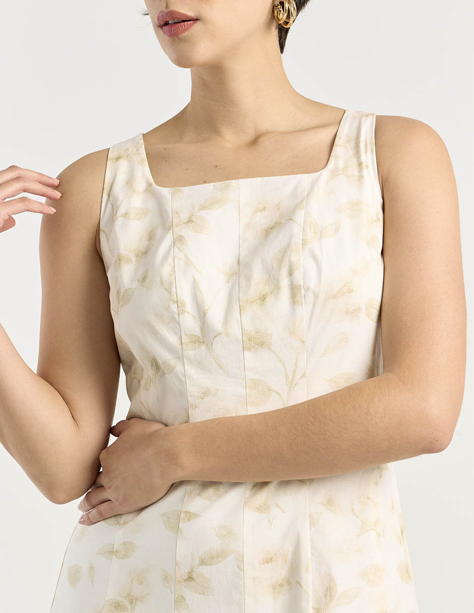 Vestido midi casual para mujer