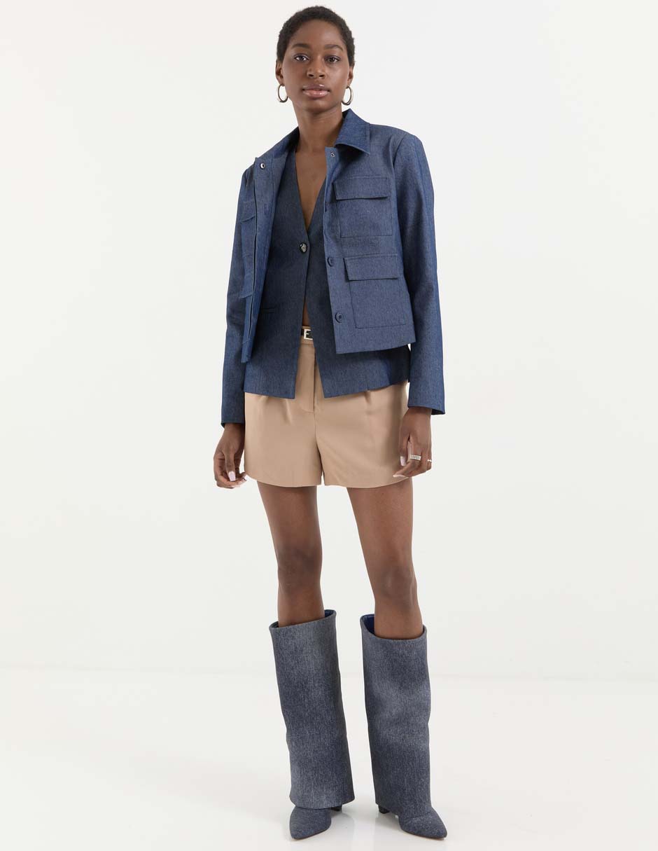Saco casual Contempo para mujer