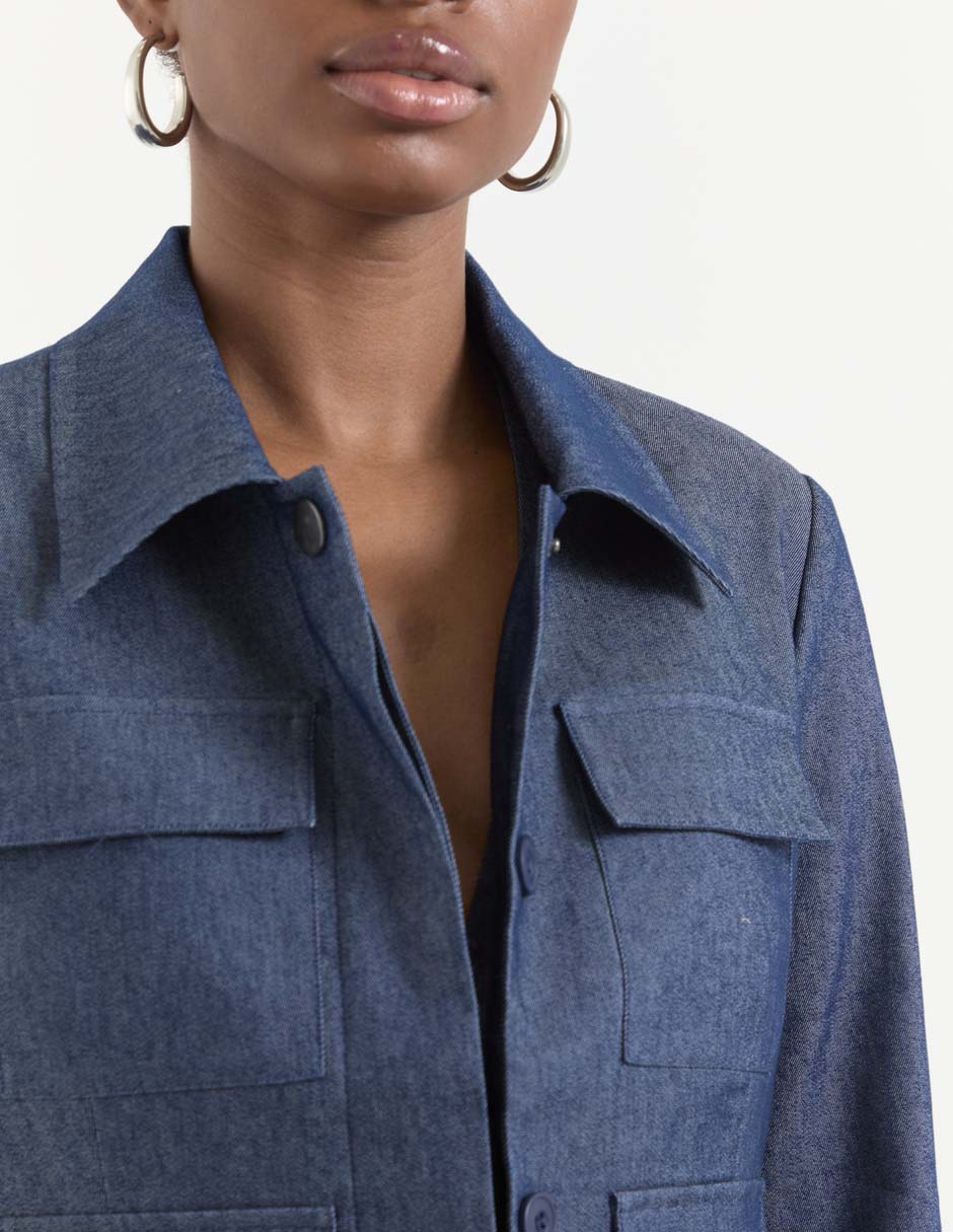 Saco casual Contempo para mujer