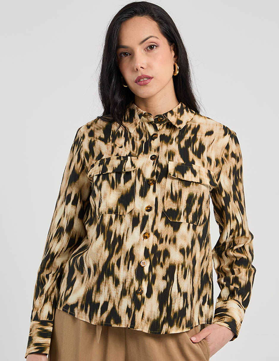 Blusa manga larga para mujer 8
