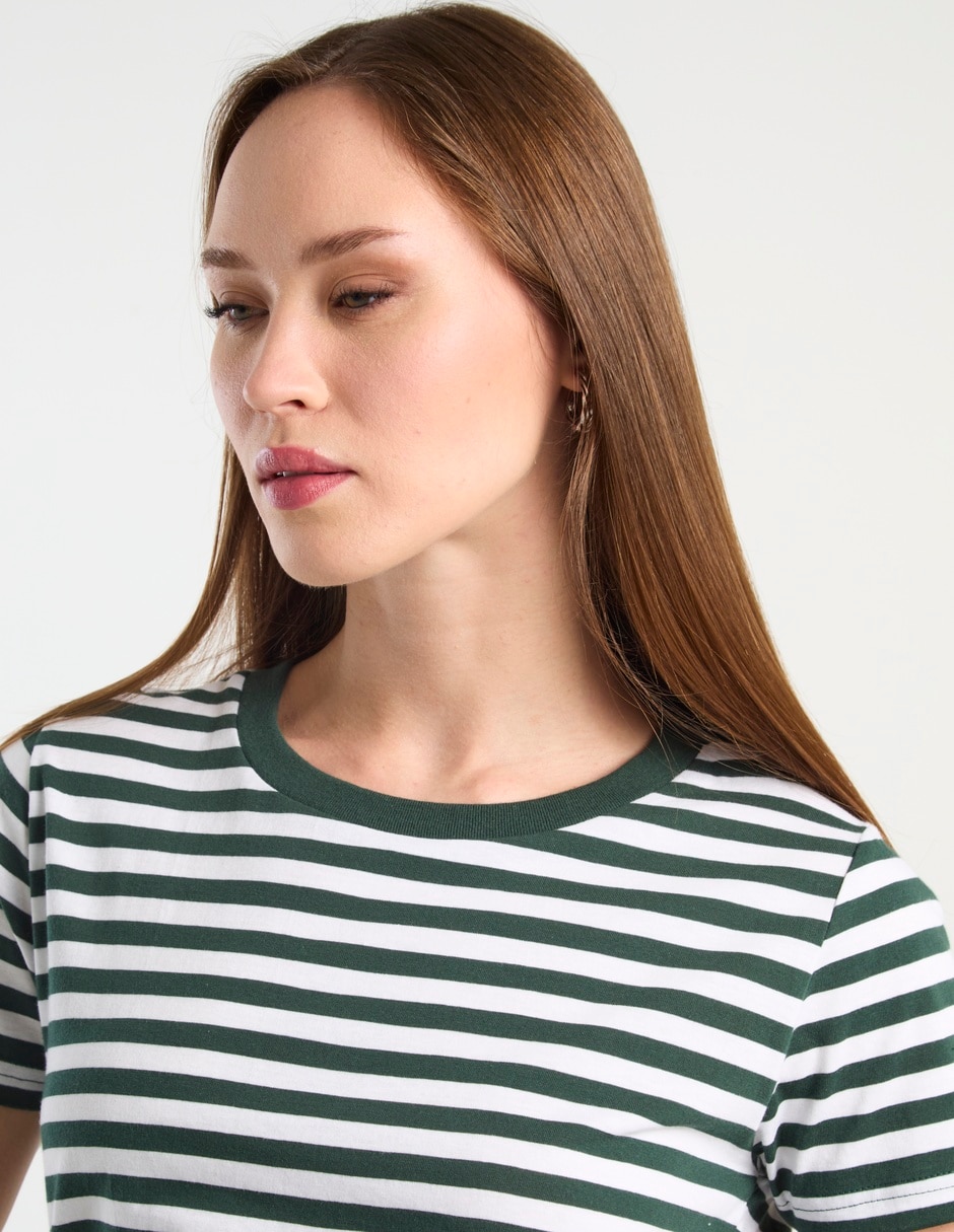 Playera manga larga cuello redondo para mujer 4