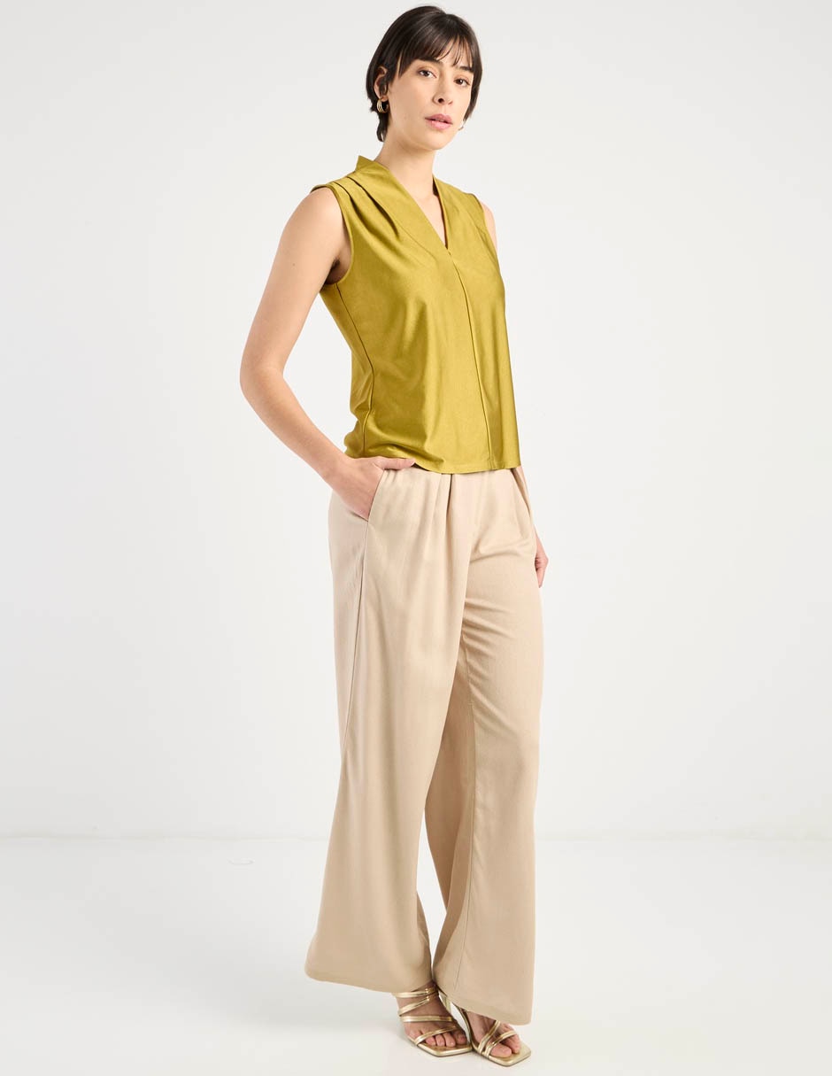 Pantalón amplio para mujer 4