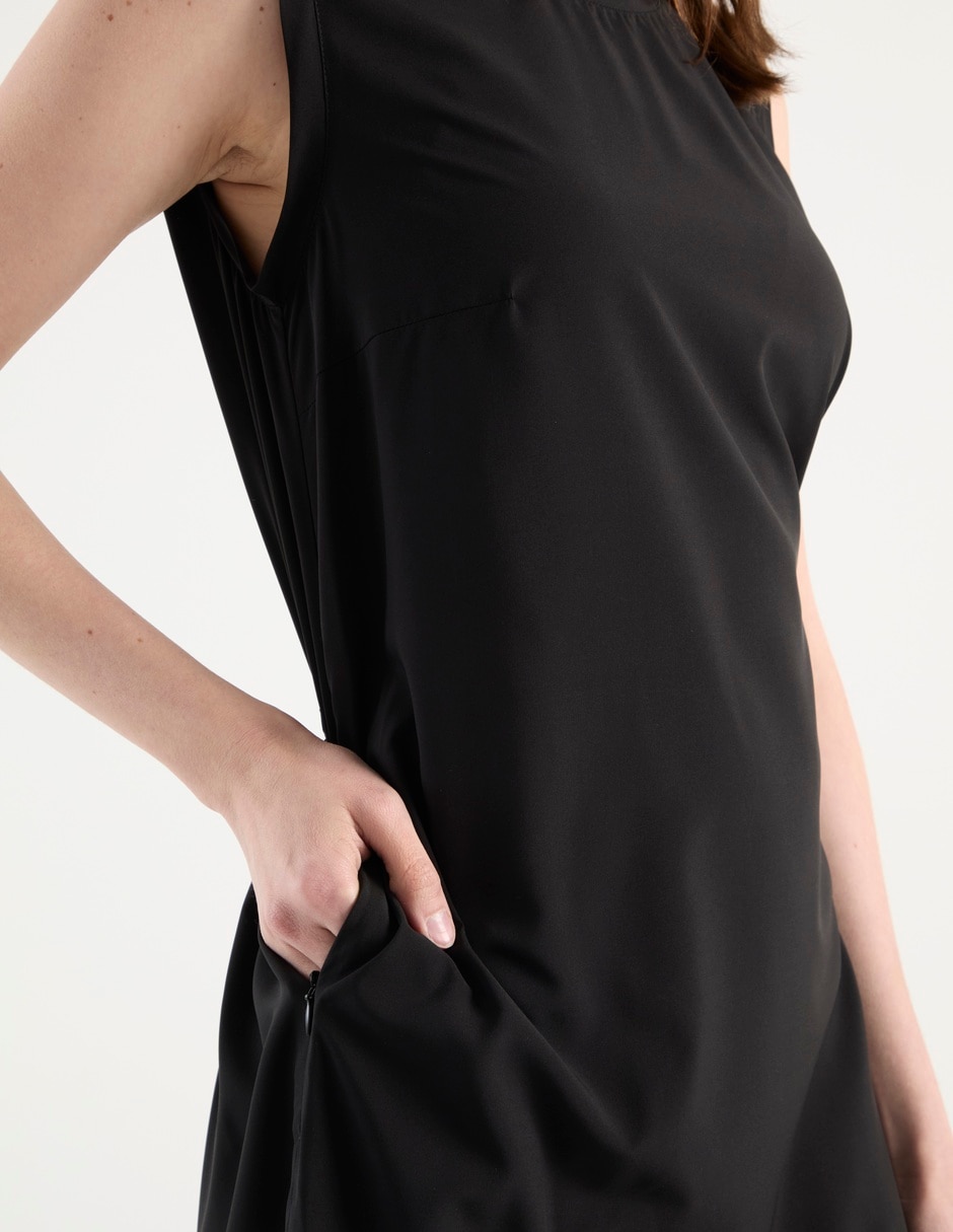 Vestido midi casual Contempo para mujer