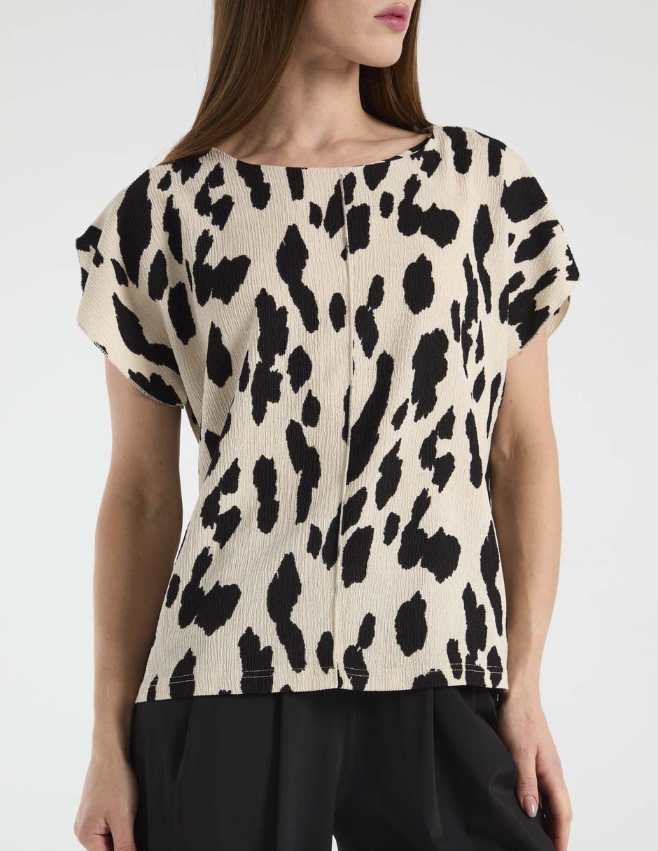 Blusa manga corta para mujer 9